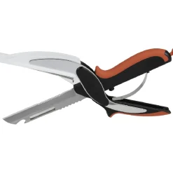 Sale Ciseaux malins 2 en 1 rouge et noir Préparation Culinaire