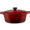 Outlet Cocotte fonte rouge et noir Cuisson