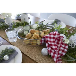 Sale Cocotte ovale en verre transparent 4 L Cuisson