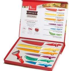 Online Coffret 6 couteaux et éplucheur Préparation Culinaire