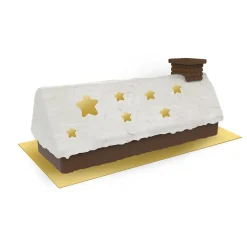 Online Coffret création de bûche de Noël chaumière Cuisson