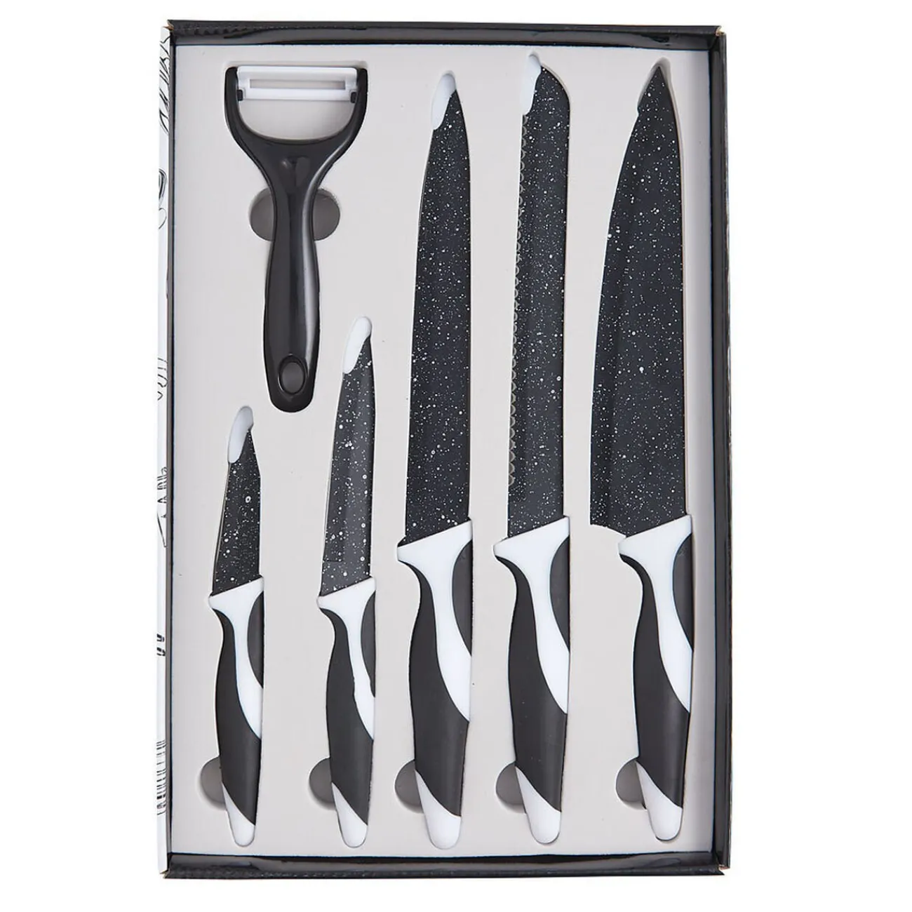 Outlet Coffret de 5 couteaux et 1 éplucheur Préparation Culinaire