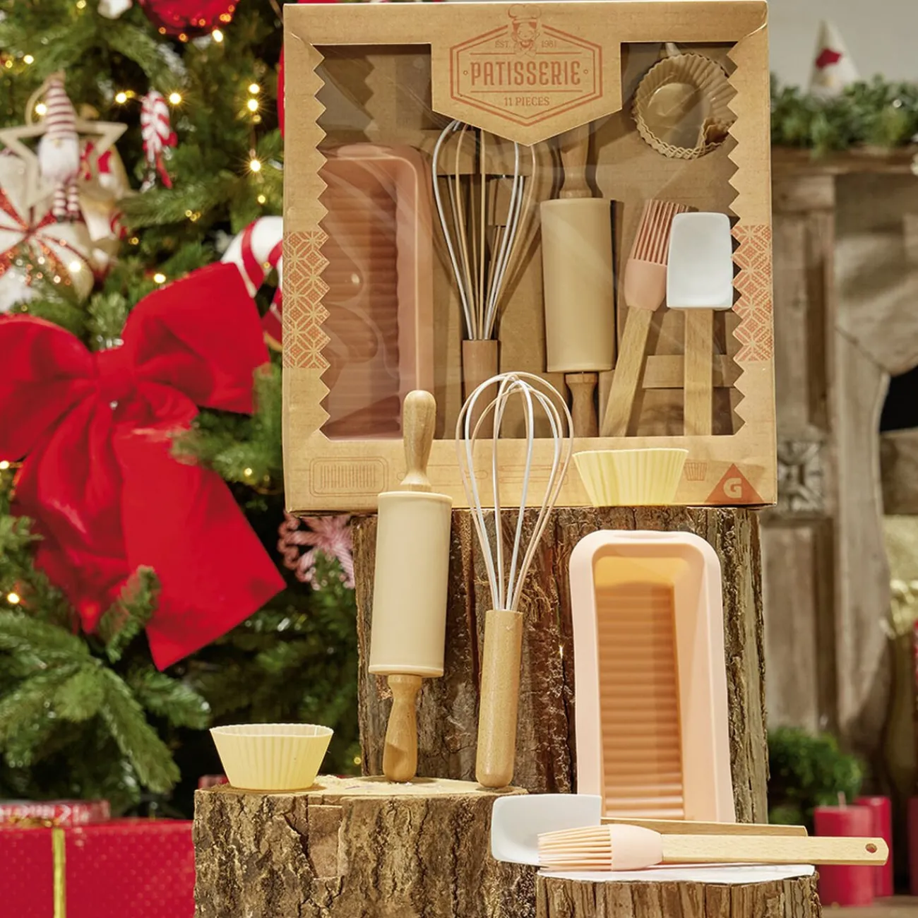 New Coffret pâtisserie en bois pour enfant Préparation Culinaire