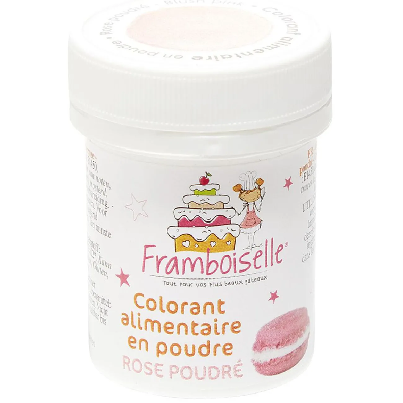 Colorant alimentaire rose en poudre Framboiselle Préparation Culinaire