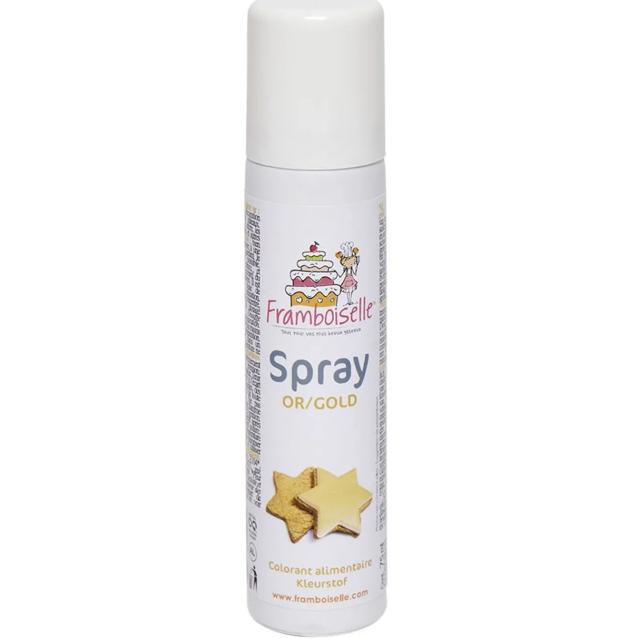 Colorant alimentaire spray doré 75 ml Préparation Culinaire