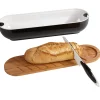 Sale Corbeille 3 en 1 boîte à pain avec planche bambou et couteau Rangement De Cuisine