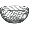 Hot Corbeille à fruits métal filaire noir Rangement De Cuisine