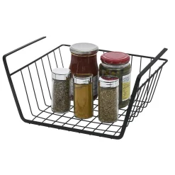 Online Corbeille à suspendre métal noir x2 Rangement De Cuisine