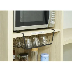 Online Corbeille à suspendre métal noir x2 Rangement De Cuisine