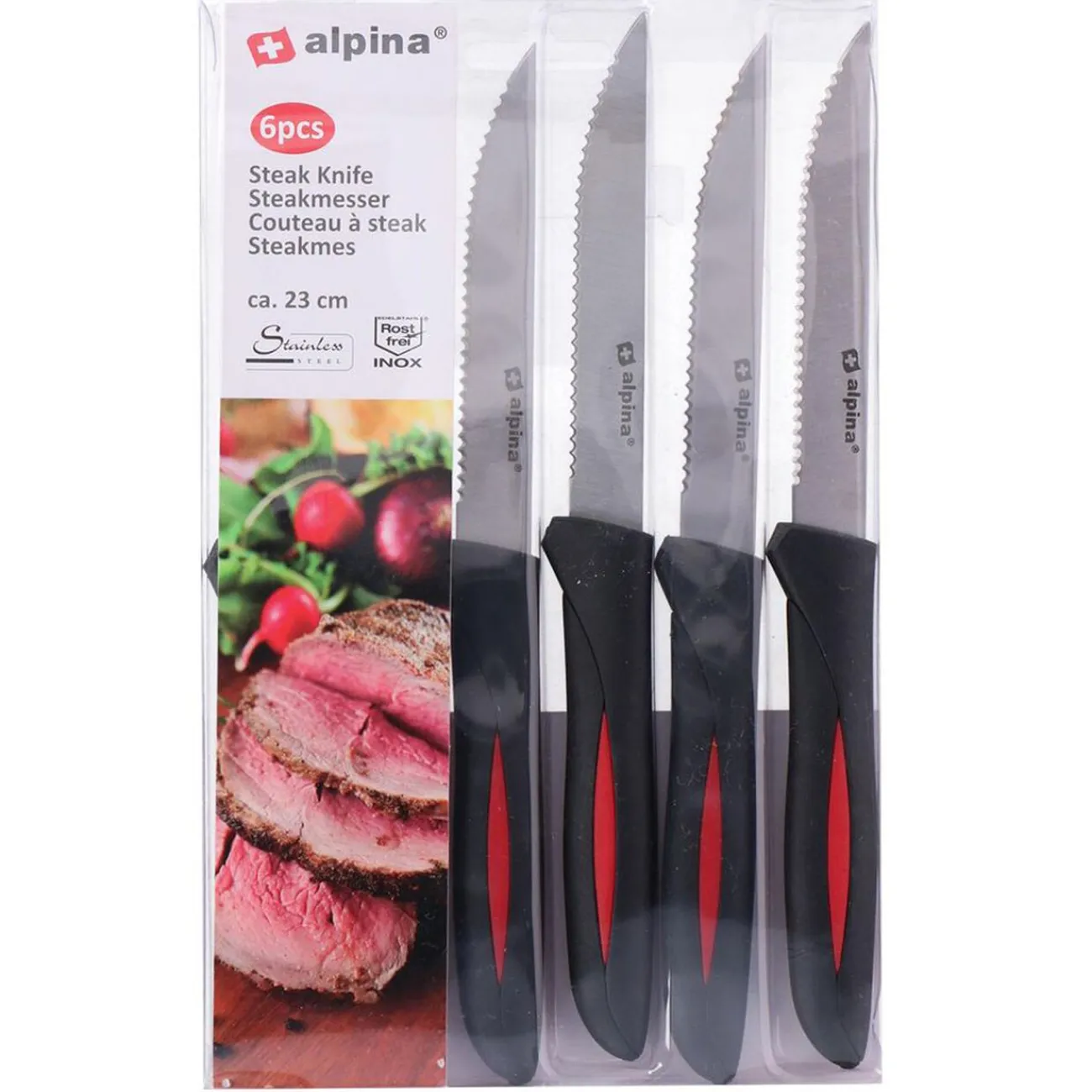 New Couteau à steak x6 Préparation Culinaire