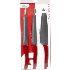 Outlet Couteau en inox x3 Préparation Culinaire