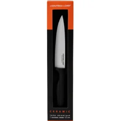 Couteau office lame céramique L.10 cm + étui Préparation Culinaire