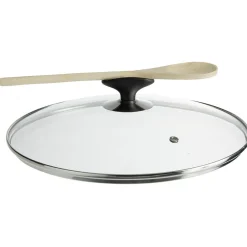 New Couvercle anti éclaboussures en verre trempé Ø28 cm Cuisson