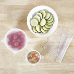 New Couvercle extensible en silicone transparent x3 Cuisson