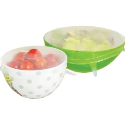 Couvercle silicone extensible blanc transparent x4 Cuisson