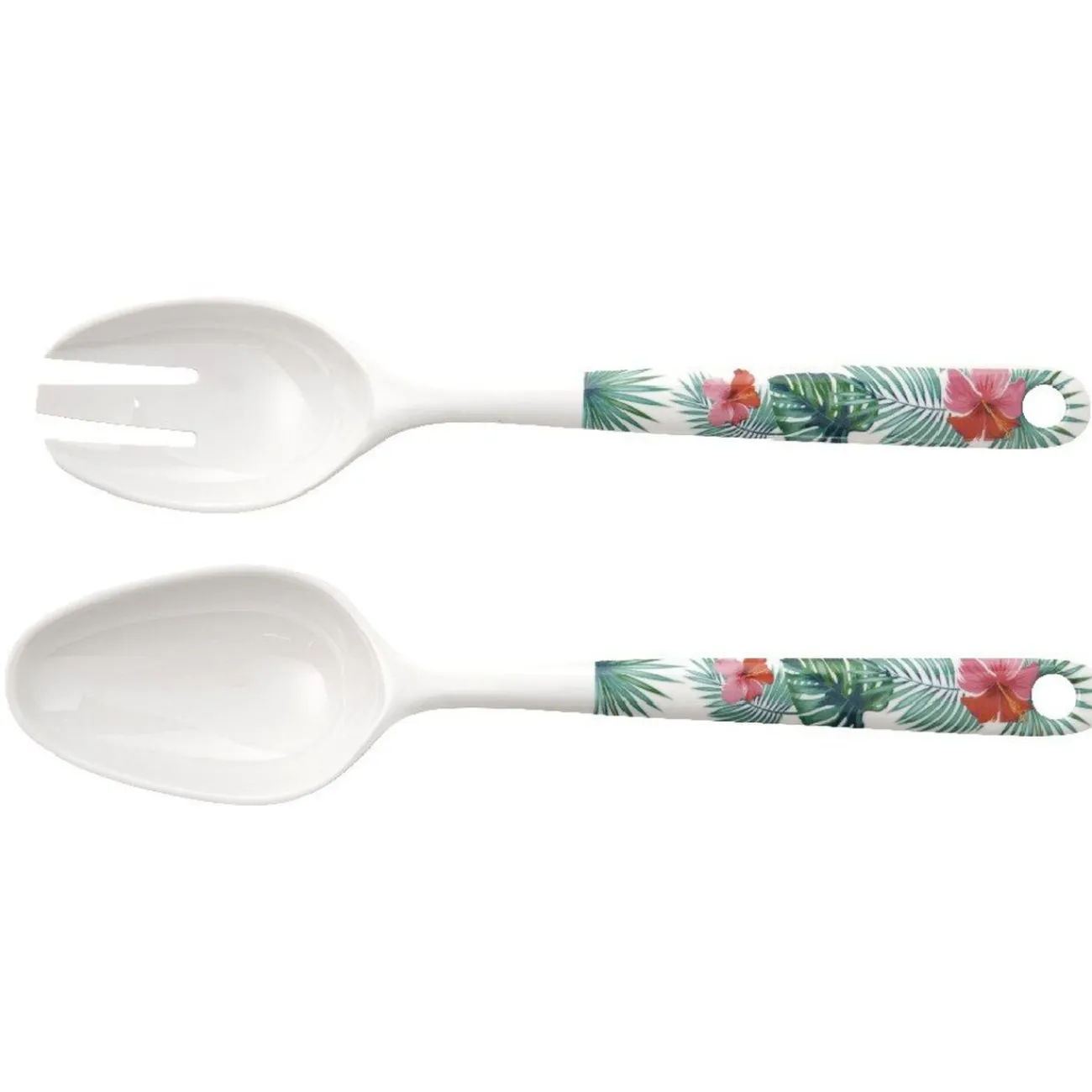 Hot Couvert salade plastique motif summer Préparation Culinaire