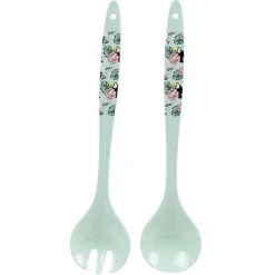 Sale Couverts à salade décor oiseau tropical Préparation Culinaire