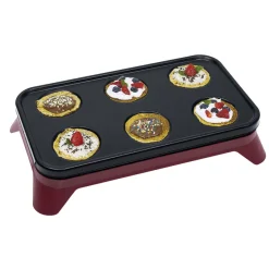 Best Crêpe party Homday 6 personnes 1000W Petit Électroménager