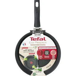 Discount Crêpière Tefal aluminium anti adhérente thermosignal marron Ø 25 cm Cuisson