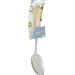 Best Cuillère à servir en inox avec manche en bois Vaisselle Et Accessoires De Table