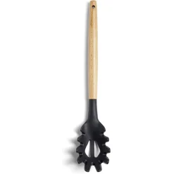 Discount Cuillère à spaghetti en silicone avec manche en bois L.31cm Préparation Culinaire