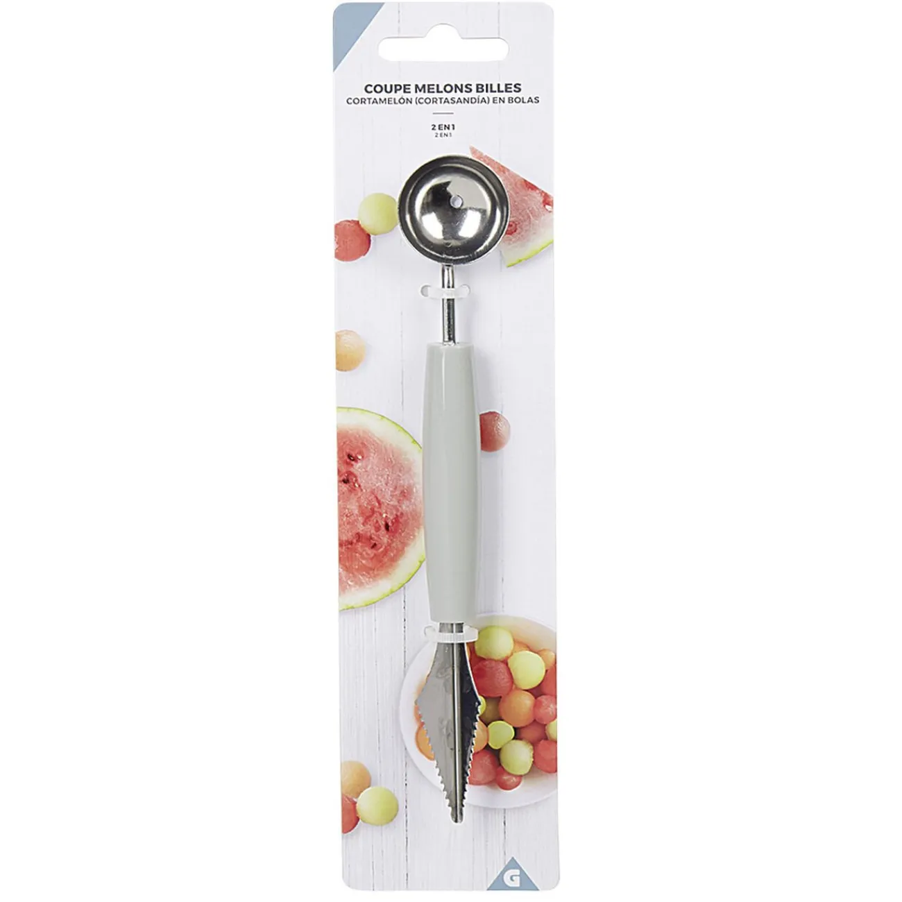 Online Cuillère parisienne à billes coupe melon pastèque inox Préparation Culinaire