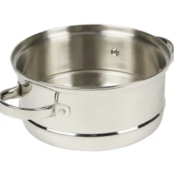 Discount Cuit-vapeur à 2 niveaux acier inoxydable ø 20 cm Petit Électroménager