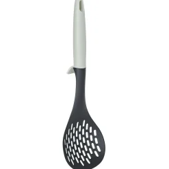 Discount Écumoire plastique avec accroche noir et gris Préparation Culinaire