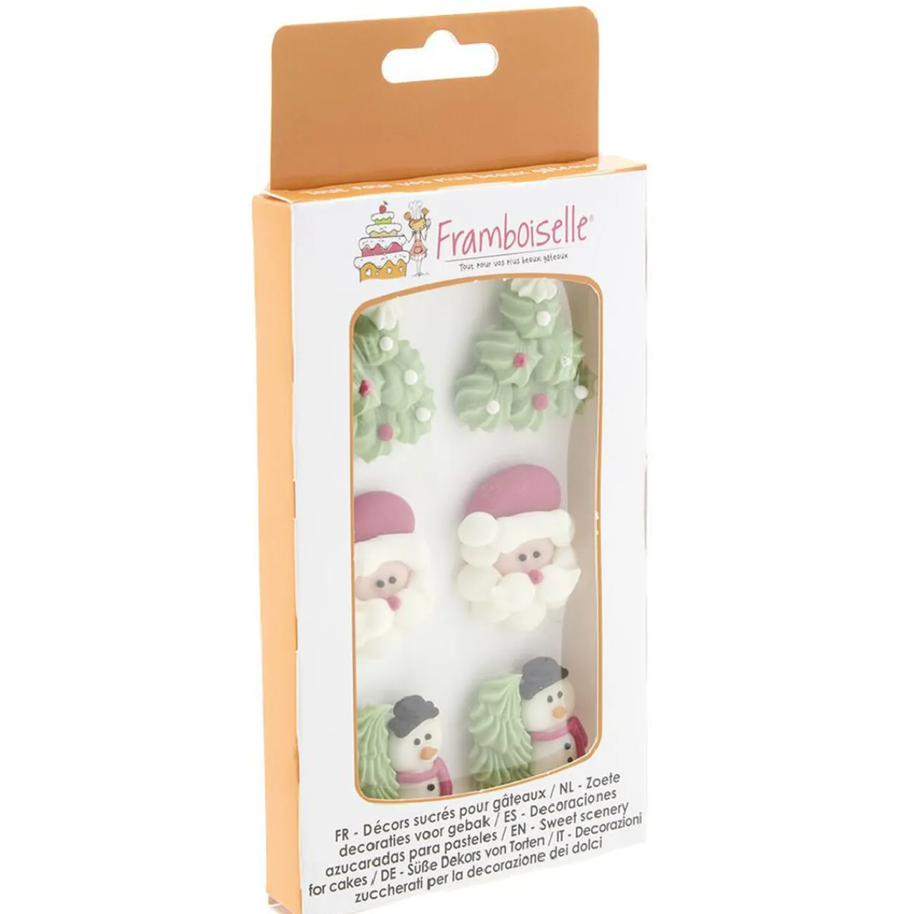 Discount Décor sucré pour gâteau de Noël x6 Préparation Culinaire