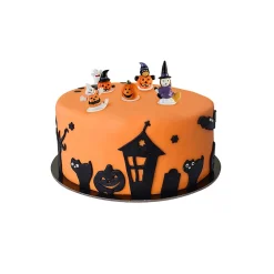 Best Décoration gâteau Halloween sorcière citrouille fantôme x5 Préparation Culinaire