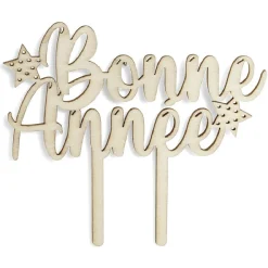 Hot Décoration pour gâteau de Noël en bois Préparation Culinaire