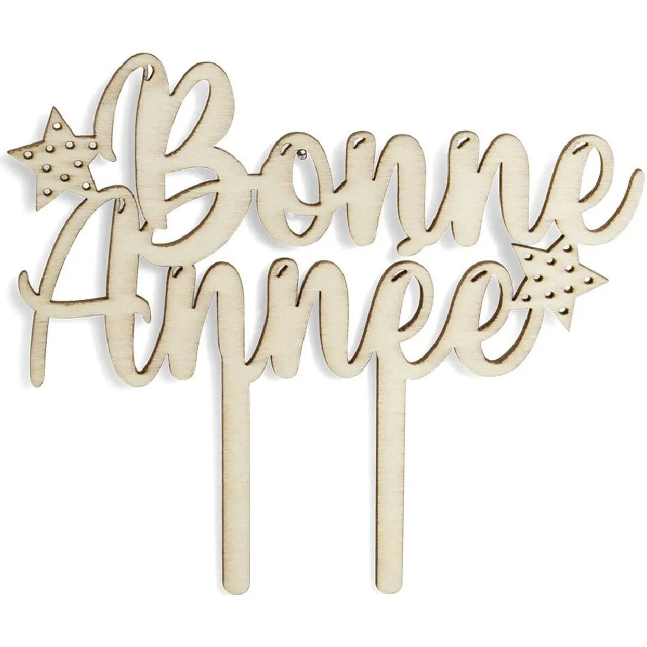 Hot Décoration pour gâteau de Noël en bois Préparation Culinaire