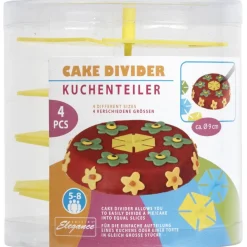 Outlet Découpe gâteau 5-8 parts x4 Préparation Culinaire
