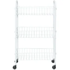 Best Desserte de cuisine 3 niveaux blanc Rangement De Cuisine