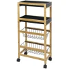 Online Desserte en bambou 4 niveaux Rangement De Cuisine
