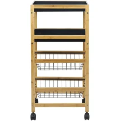 Online Desserte en bambou 4 niveaux Rangement De Cuisine