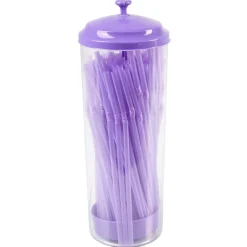 Outlet Distributeur de pailles violettes Préparation Culinaire