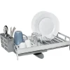 Online Egouttoir à vaisselle extensible gris et blanc Rangement De Cuisine