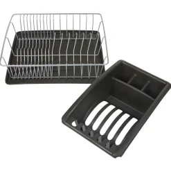 Hot Egouttoir à vaisselle gris Aquanet plus Rangement De Cuisine