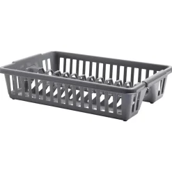 Outlet Egouttoir à vaisselle plastique gris Rangement De Cuisine