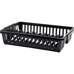 Outlet Egouttoir à vaisselle plastique gris Rangement De Cuisine