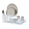 Online Egouttoir blanc métal avec plateau plastique Rangement De Cuisine