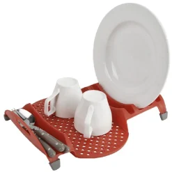 Egouttoir pour évier rouge Rangement De Cuisine