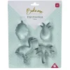Clearance Emporte pièce forme Ananas Palmier Flamant rose Feuille x4 Cuisson
