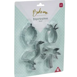Clearance Emporte pièce forme Ananas Palmier Flamant rose Feuille x4 Cuisson