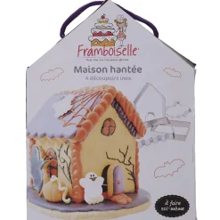 Sale Emporte pièces maison hantée Halloween chauve souris x4 Préparation Culinaire