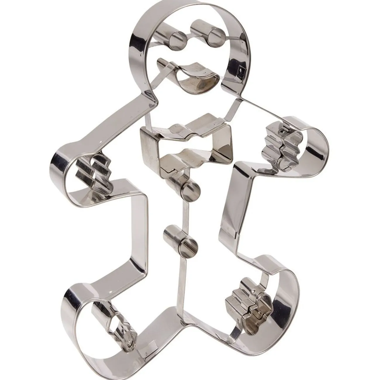 New Emporte-pièce bonhomme en pain d épices en métal Cuisson