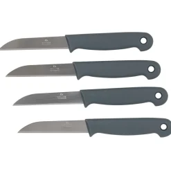 Hot Eplucheur 4pcs en acier + plastique noir/blanc/gris/rouge Préparation Culinaire