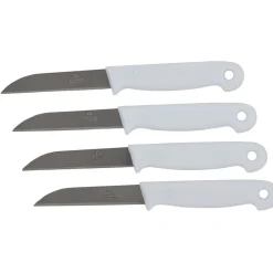 Hot Eplucheur 4pcs en acier + plastique noir/blanc/gris/rouge Préparation Culinaire