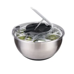 Hot Essoreuse à salade 2 en 1 en inox Préparation Culinaire